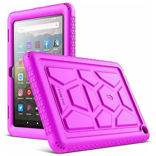 Funda Para All-new Kindle Fire Hd 8 Silicona Morada