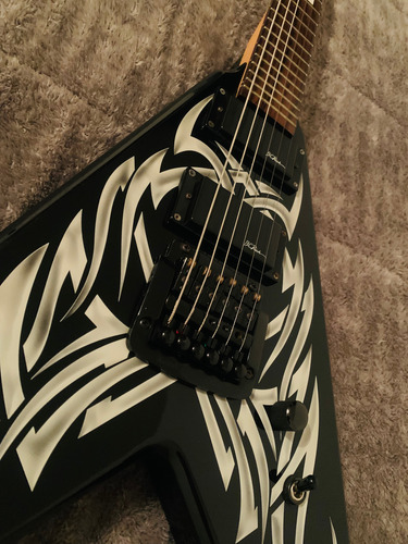 Bc Rich Kk Diestro Negro Palo De Rosa (Usado)