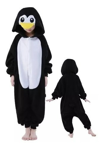 Pijamas Pingüino Niños Enteritos Invierno