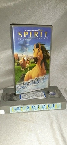 Antiguo Vhs Spirit El Corcel Indomable Hablada En Español 