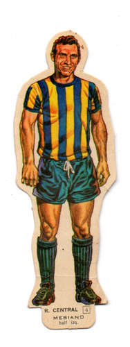 Figurita Rosario Central Silueta Futbol 1969 Idolos Mesiano