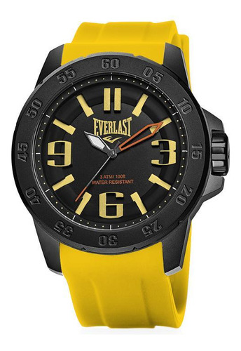 Relógio Masculino Everlast Amarelo 2 Anos E6971