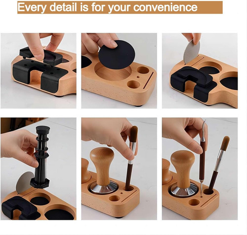 Espresso Tamper Station Estación De Bateo Pisón Para Café