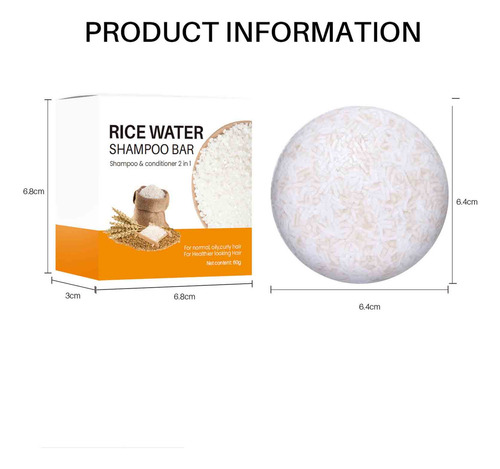 Shampoo Reparador Nutritivo 130 G Shampoo De Arroz Sabonete