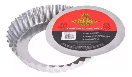 Set X 2 Molde Tarta N°22 Desmontable De Aluminio 22cm