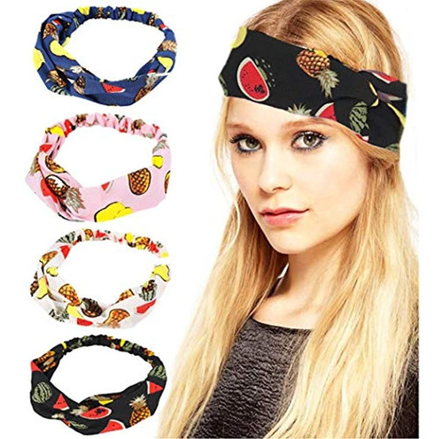 Yean Boho Mujeres Diademas Negro Yoga Bandas Para El Cabello