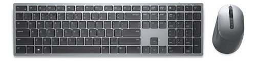 Kit Teclado Y Mouse Dell Km7321w - Español, Gris /v Negro Negro