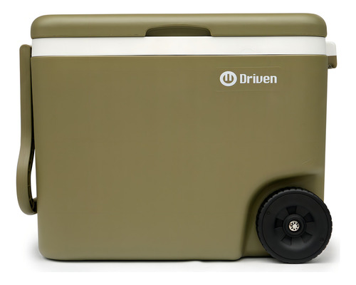 Conservadora Heladera 45 Lts Termica Playa Con Ruedas Driven Color Verde Musgo