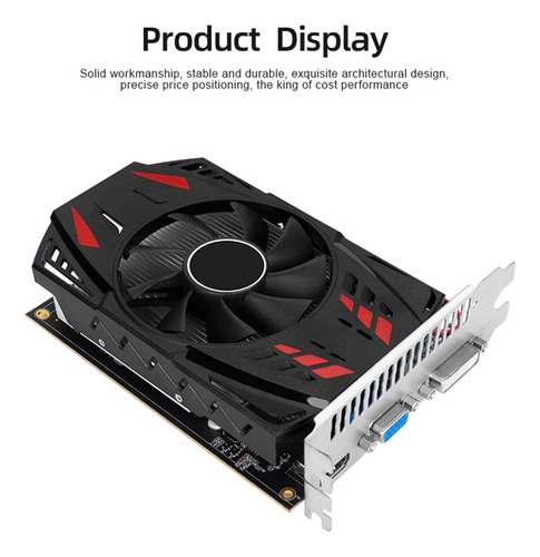 Tarjeta Gráfica Geforce Gt710 Ddr3 De 2 Gb, 64 Bits, 954 Mhz