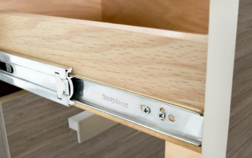 Corredera Extensión Total Reforzada 45mm X 40cm (16 Plg) Par Plateado