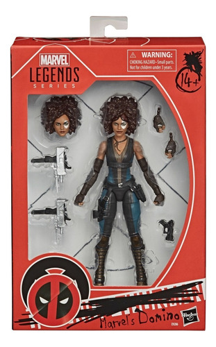 Figura De Acción Marvel Legends Series X-men Domino +3