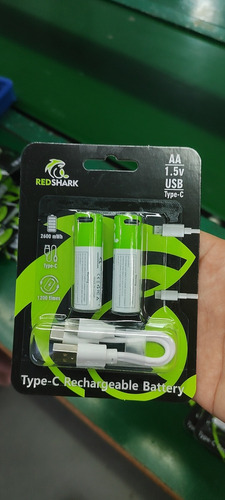 Bateria Aa Y Aaa Recargable Usb-c (pack De 2 Baterias)