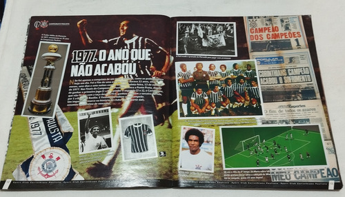 Álbum De Figurinhas Corinthians Campeão Dos Camp - Completo (Usado)