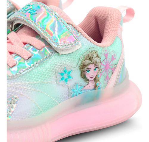Tenis Original Disney Frozen Princesa Elsa Cómodos Para Niña