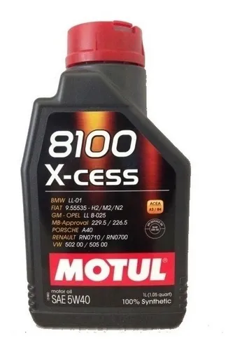 comprar Aceite 5w40 8100 Motul 1 Litro Sintético Lubricante Js Ltda