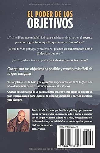 El Poder De Los Objetivos Descubre El Secreto Para., De Martin, Daniel. Editorial Independently Published En Español