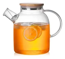 Comprar Jarra Tetera De Vidrio Infusion Te Bebidas Calientes 1.8 L