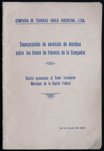 Antiguo Libro Superposición De Serv De Omnibus Sobre 47n 570