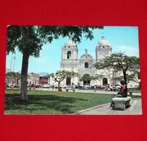 Comprar Antigua Postal Trujillo Catedral Plaza Armas Swiss Foto 1971