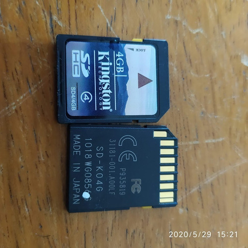 Cartão De Memória Sd 4 Gb -frete Grátis