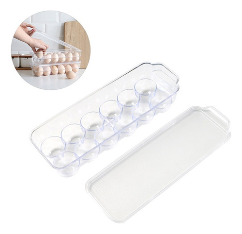 De Organizador De Huevos Portátil Con 12 Estantes De