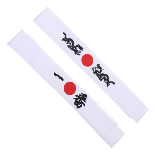 A. Diadema De Sushi Chef Con Lazo Para Karate, 2 Unidades