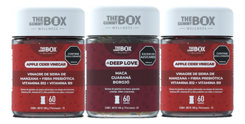 The Gummy Box Quemador Grasa Deep Love Potencializador Sex