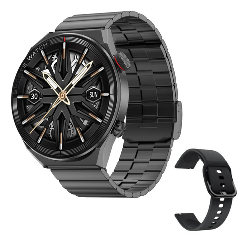Smartwatch Reloj Inteligente Dt Watch X + Compatible iPhone Android Color de la caja Negro Color de la malla Negro Color del bisel Negro