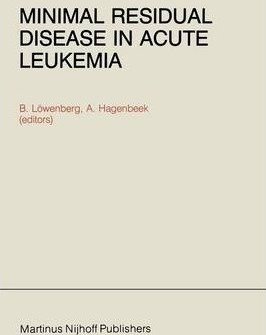 Libro Minimal Residual Disease In Acute Leukemia - B. Lã¿...
