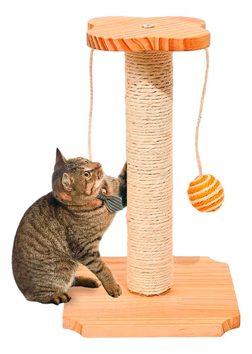 Juguete Para Gato Interactivo Torre Para Rascar Antiestres