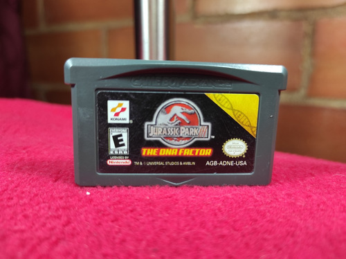 Jurassic Park Dna Factor Nintendo Gameboy Advance Original 