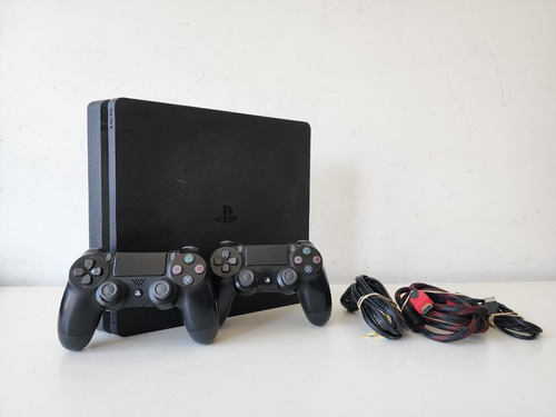 Sony Playstation 4 Slim 1tb + 2 Controles Y Cable Power