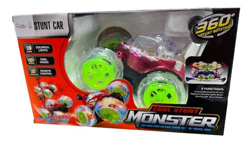 Coche Control Remoto Monster Gira 360 Stunt Rotation