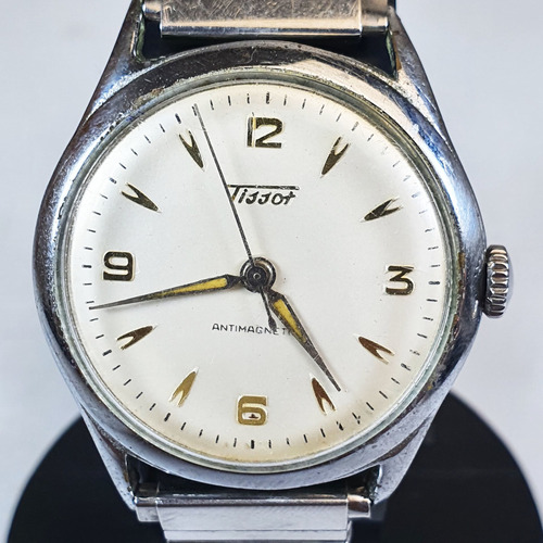 Antigo Relógio De Pulso Tissot Antimagnetic Cod 254-855
