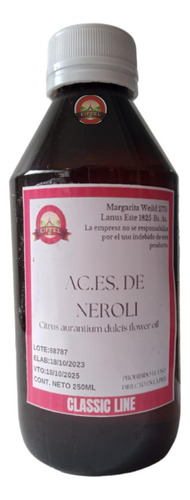 Aceite Esencial De Neroli (azahar) 250ml Eiffel