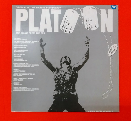 Lp Disco De Vinil Platoon Trilha Sonora Original Do Filme