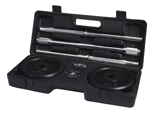Set Mancuernas Live Up Barra 25 Kg - Kidscool
