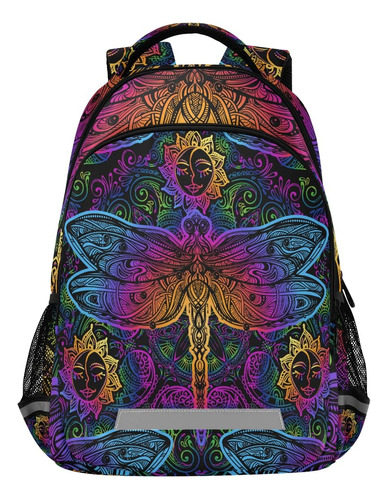 Glaphy Mochila Escolar Diseño Dragonfly Cachemira Para Viaje