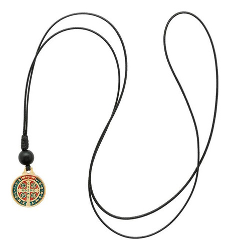 Colar De Pescoço Masculino São Bento No Cordão