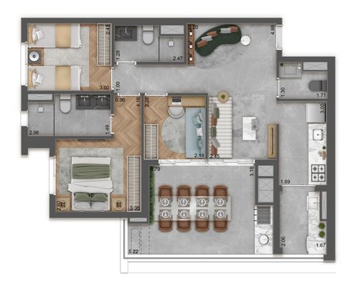 Imagem 17 de 18 de Apartamento À Venda No Bairro Tatuapé - São Paulo/sp - O-24389-40597