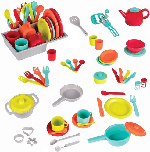 Battat Multicolor Juguete Trastecitos P Niñas Juego Cocina