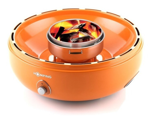 Imagen 3 de 10 de Asador Portátil De Carbón Homping Portagrill