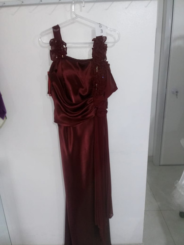 Promoção! Vestido Bordo Longo, Festa Casamento