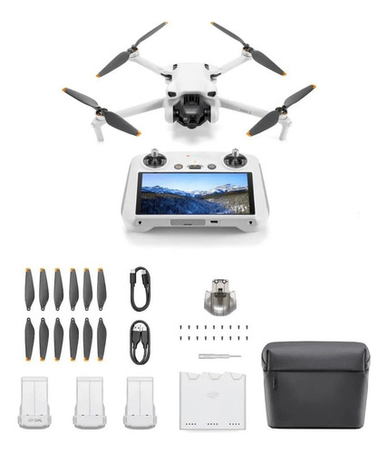 Drone Dji Mini 3 Rc + Fly More Combo Profissional Câmera 4k