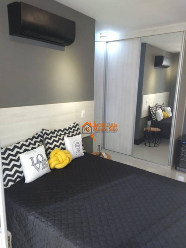 Studio Com 1 Dormitório À Venda, 38 M² Por R$ 325.000,00 - Vila Augusta - Guarulhos/sp - St0011