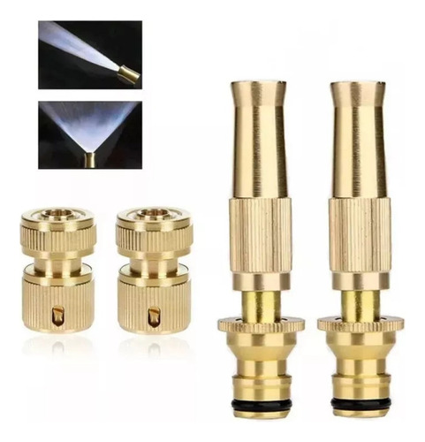 2 Pcs Bocal De Mangueira De Alta Pressão Com Spray