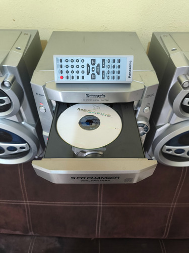 Minicomponente Panasonic Sa-tm41 Plateado (Usado)