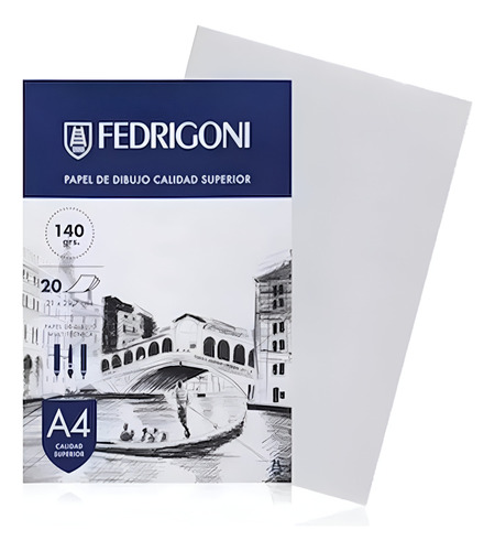 Block Dibujo Fedrigoni 140 Grs. A4 Serviciopapelero