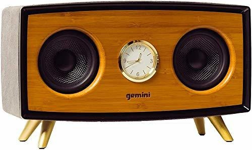 Sonido Gemini Brs-430 Portátil Bambú Bluetooth Cfnbi