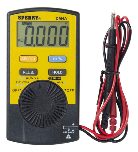 Sperry Instruments Pocket Dm4a, Multmetro Digital Amarillo